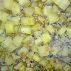Yam with beans porage A picture of Yam with beans porage.