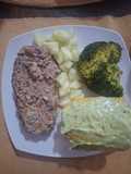 Asado Alemán con Choclo y Salsa de Palta