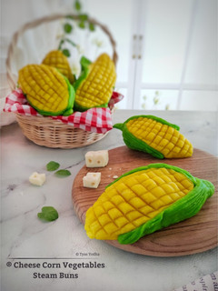 Foto resep Cheese Corn Vegetables Steam Buns / Bakpao