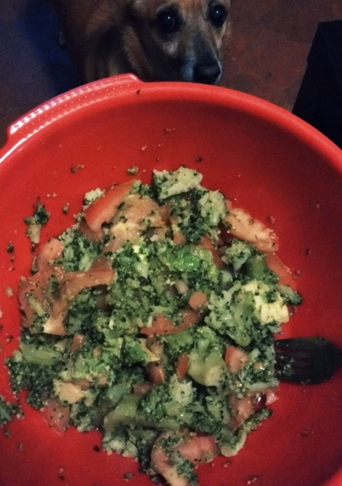 Una foto de Ensalada de Brócoli, tomate🍅 y aguacate 🥑