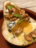 Formaggio con le pere al forno