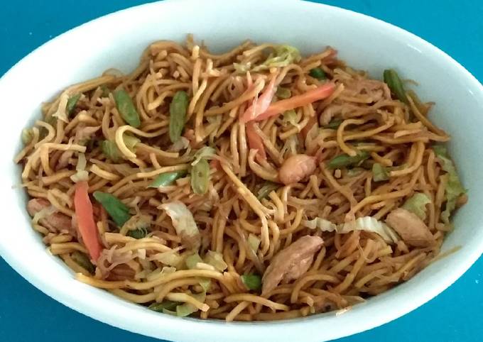 Mom's Beef Chow Mein 😍😋🐂🍝🍗🥗