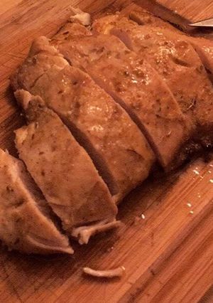 A picture of Healthy chicken breast (oven toaster).