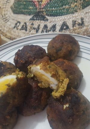 A picture of Boiled egg cutlets ramadhan specials.