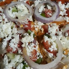 A picture of Homemade pizza.