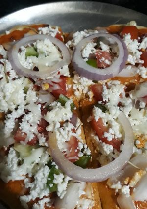 A picture of Homemade pizza.