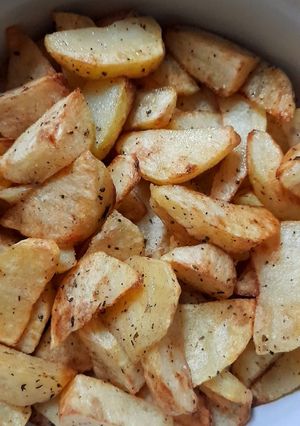 Foto de Batatas rústicas na airfryer