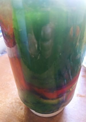 Una foto de Morrones en conserva con salmuera de albahaca