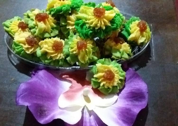 Resep Kue dahlia kombinasi Anti Gagal