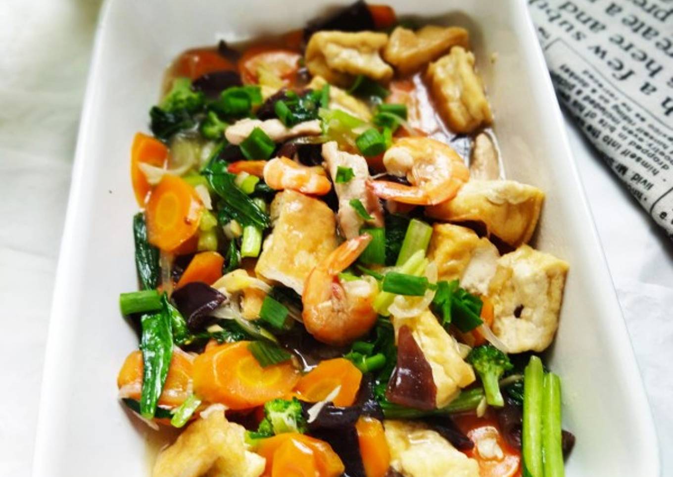 Sapo Tahu Udang Ayam Sederhana Enak