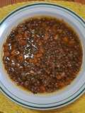 Lentejas a la mexicana veganas