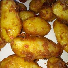 Potato pakora A picture of Potato pakora.