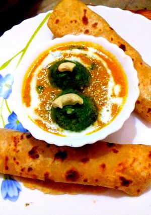 A picture of Green pearl curry.