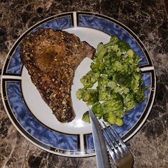 Juicy Garlic & Herb Pork Chops A picture of Juicy Garlic & Herb Pork Chops.