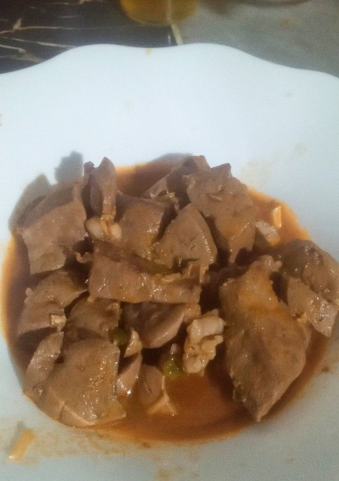 صورة لوصفة كبدة مشرملة