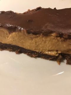Una foto de Cheesecake de dulce de leche sin horno