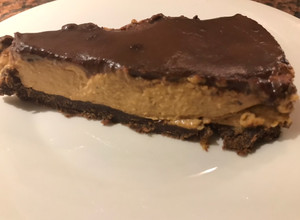 Una foto de Cheesecake de dulce de leche sin horno