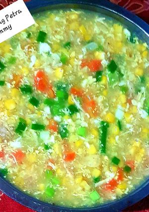 Foto resep Sup jagung Petra mommy