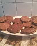 Alfajores de cacao y naranja🍫🍊