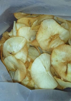 Una foto de Yukitas o "lays de mandioca"
