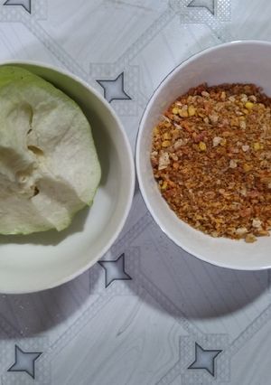 Hình của món Muối tôm có tôm.