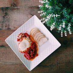 A picture of Shakshuka #themechallenge.