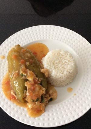 Una foto de Caigua rellena