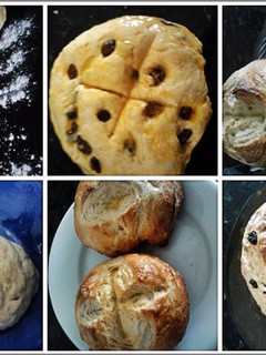 Una foto de Pan de pasas casero