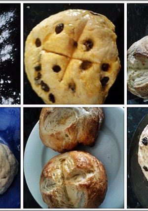 Una foto de Pan de pasas casero