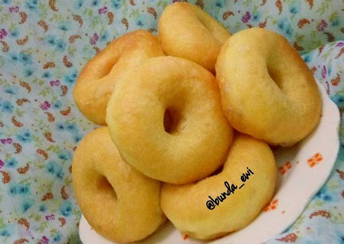 Resep Donat Empuk Lembut Tanpa Kentang Oleh Bunda_ewi - Cookpad