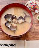 Japanese Shijimi Mussels Miso Soup