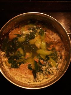 Hình của món Canh cua nấu mướp.