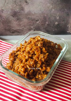 Foto resep Isian Roti Ebi (topping kue talam)