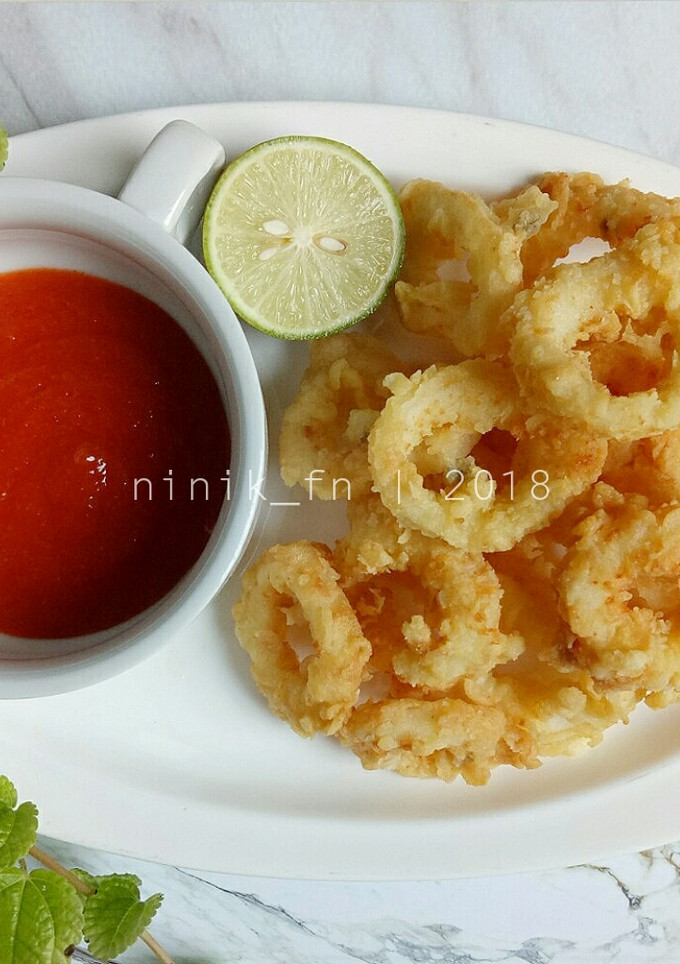 Foto resep Cumi Crispy / Cumi Goreng Tepung (super simple)