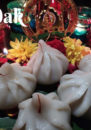 A picture of Modak |  Steamed Modak |.