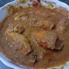 Tiger Prawn Malai Curry (Golda Chingri Macher Malai Curry) A picture of Tiger Prawn Malai Curry (Golda Chingri Macher Malai Curry).