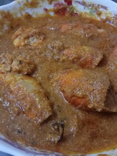 A picture of Tiger Prawn Malai Curry (Golda Chingri Macher Malai Curry).