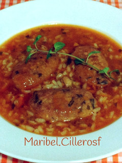 Una foto de Sopa de arroz con rellenos de atún (receta familiar con mi toque personal)