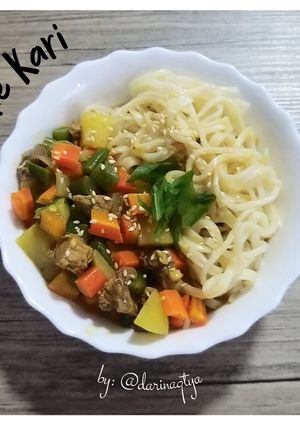 Foto resep Mie + Kari Daging Nendaaang 🤤