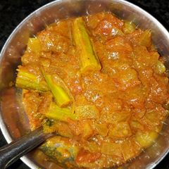 A picture of Drumstick curry.