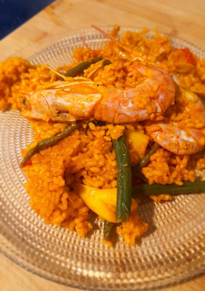 Una foto de Arroz en cazuela eléctrica