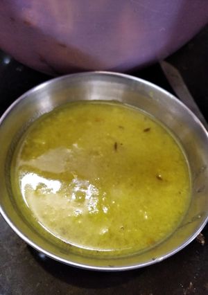 A picture of Yellow Dal.