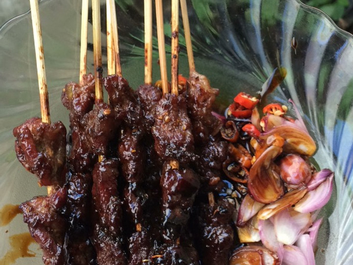 Langkah Mudah untuk Membuat Sate kambing tanpa bumbu kacang, Lezat