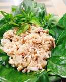 Nem thính Nam Định, toàn bộ thịt đều chín ^^