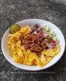 Mie goreng aceh sambal matah