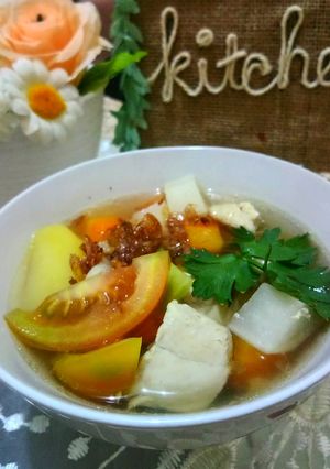 Foto resep Sop ayam sayur