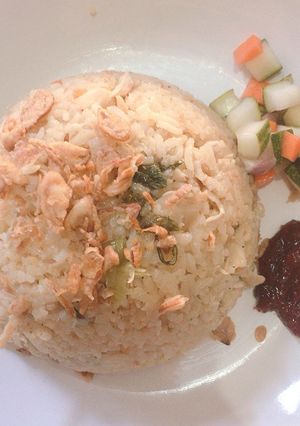 Foto resep Nasi Tim Ayam simple