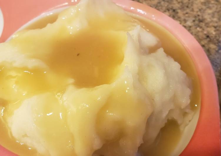 Simple Way to Prepare Any-night-of-the-week Vegan mashed potatoes and gravy