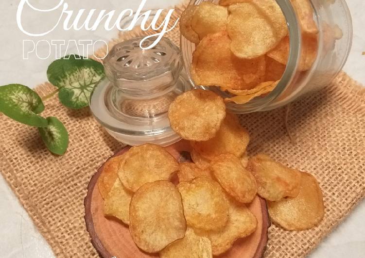 Mudah Cepat Memasak Keripik Kentang Renyah | Crunchy Potato Yummy Mantul