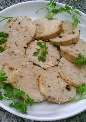 Hình của món Chả Chay Tàu Hủ Ky.